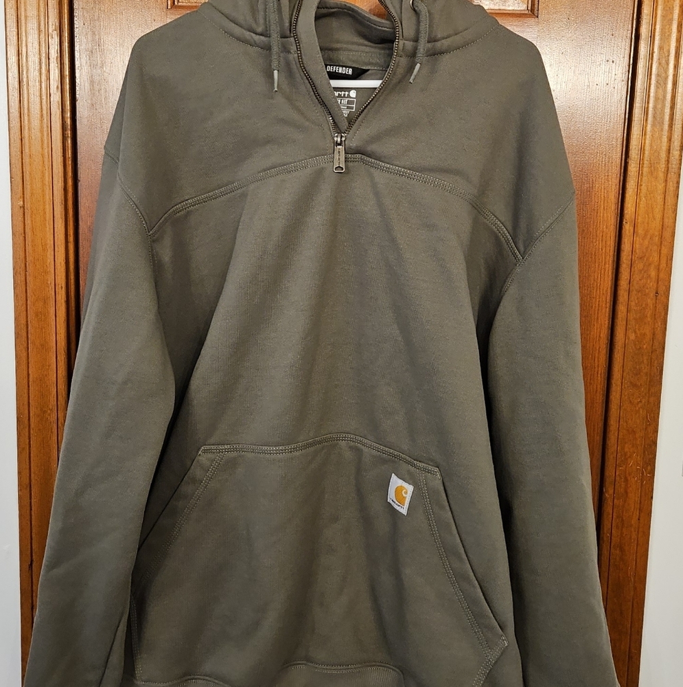Carhartt quarter zip hoodie